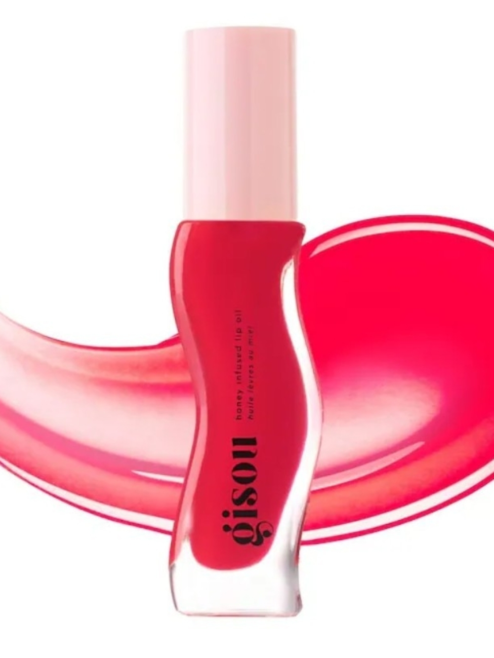 Gisou Honey Infused Strawberry Sorbet Glossy Lip Oil